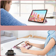 Θήκη για iPad 10.9" 2022 (10 gen.), Smartcase Hybrid, με χώρο για γραφίδα, Marble ροζ