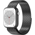 Ατσάλινο βραχιόλι για Apple Watch 1/2/3/4/5/6/7/8/SE/ULTRA 42/44/45/49 MM - Μαύρο