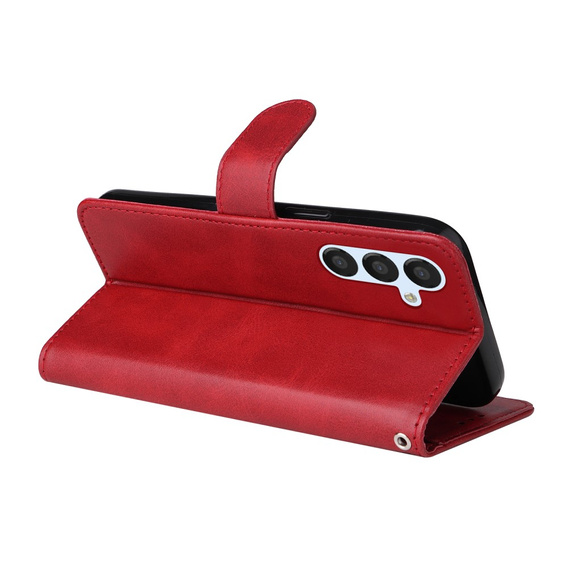 Θήκη με πτερύγιο για Samsung Galaxy A54 5G, Leather Wallet, κόκκινη