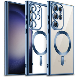 Θήκη για Samsung Galaxy S23 Ultra, MagSafe Hybrid, σκούρο μπλε