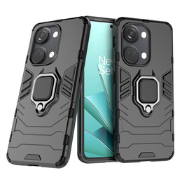 Θήκη για OnePlus Nord 3 5G, Kickstand Ring, μαύρη