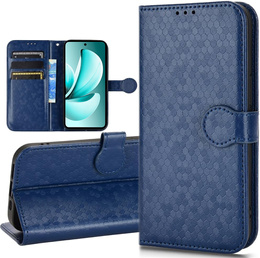 θήκη πτερύγιο για Realme C71, Wallet Rhombus, μπλε
