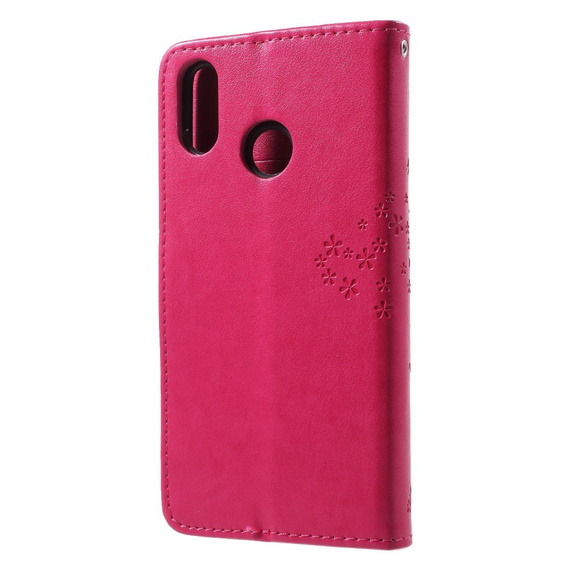 Θήκη με πτερύγιο για Huawei P20 Lite, Wallet tree, ροζ