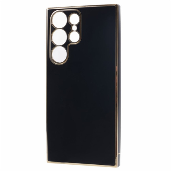 Θήκη για Samsung Galaxy S24 Ultra, Glamour CamShield, μαύρη