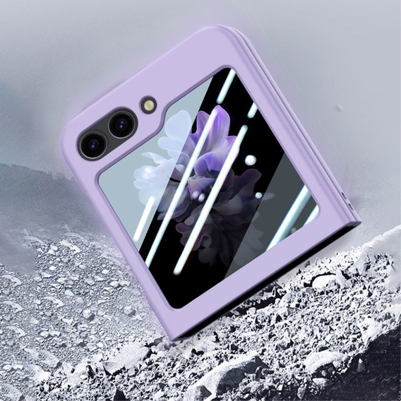 Θήκη για Samsung Galaxy Z Flip7 FE / Z Flip6, PC Case, μωβ