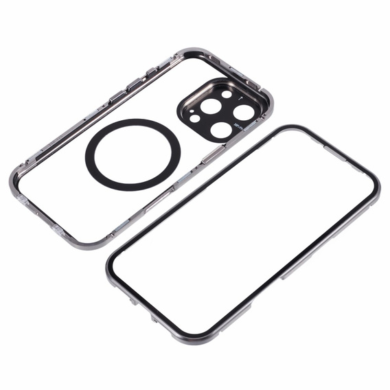 Μαγνητική θήκη MagSafe Dual Glass για iPhone 16 Pro, τιτάνιο