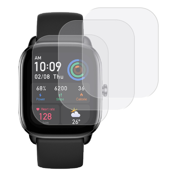 3x Φύλλο υδρογέλης ERBORD για Amazfit GTS 4 Mini