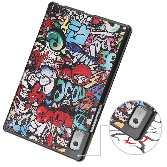 Θήκη για Lenovo Tab M9, Smartcase, graffiti