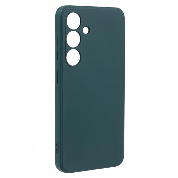 Θήκη για Samsung Galaxy S24+ Plus, Silicone Lite, σκούρα πράσινη