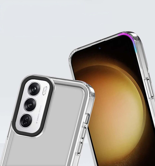 Θήκη για Oppo Reno 12, Fusion Hybrid, διαφανής