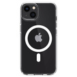 Θήκη MagSafe Spigen για iPhone 13 Mini, Ultra Hybrid, λευκή + Μετριασμένο γυαλί 9H