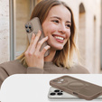 Θήκη για iPhone 16 Pro, για MagSafe, ERBORD Μatt Case, desert titanium + Γυαλί οθόνης