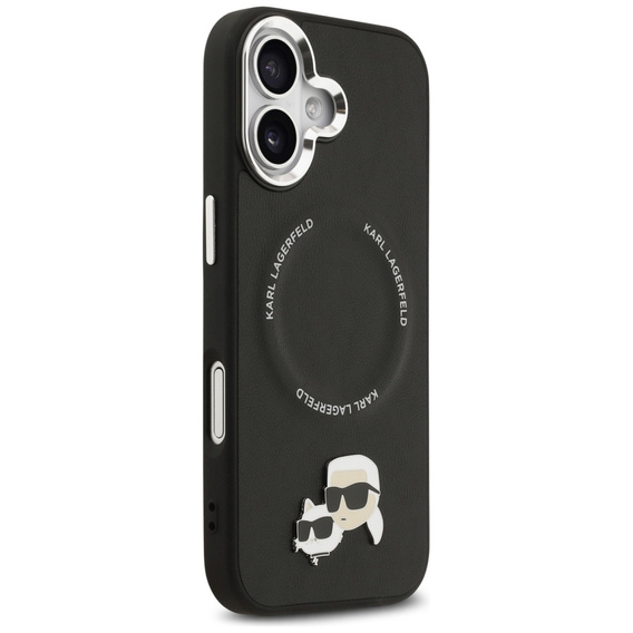 Θήκη Karl Lagerfeld Karl & Choupette Heads Pins & Logo MagSafe για iPhone 17