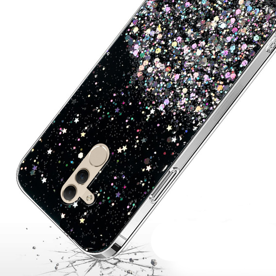 Θήκη για Huawei Mate 20 Lite, Glittery, μαύρη