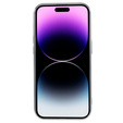 Θήκη για iPhone 14 Pro, Electro MagSafe, ασημένια + Γυαλί για την οθόνη