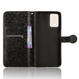 θήκη πτερύγιο για Motorola Moto G24 / G24 Power / G04, Wallet Rhombus, μαύρη
