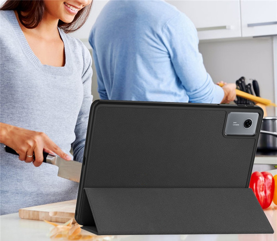 Θήκη για Lenovo Idea Tab 11" 2025 TB336FU TB336ZU, stand, Smartcase με υποδοχή γραφίδας, μαύρο