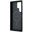 GUESS Θήκη για Samsung Galaxy S24 Ultra, 4G Ring Classic Logo, γκρι