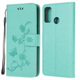 Θήκη με πτερύγιο για Motorola Moto G30 / G10, Butterfly, μπλε