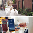 θήκη CASEME για Samsung Galaxy S8, Waxy Textured, κόκκινη