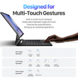 Θήκη πληκτρολογίου Dux Ducis Bluetooth για Samsung Galaxy Tab S10 Ultra / S9 Ultra / S8 Ultra