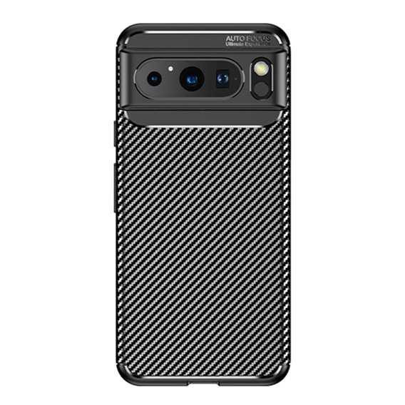 Θήκη για Google Pixel 8 Pro, Carbon Gel, μαύρη