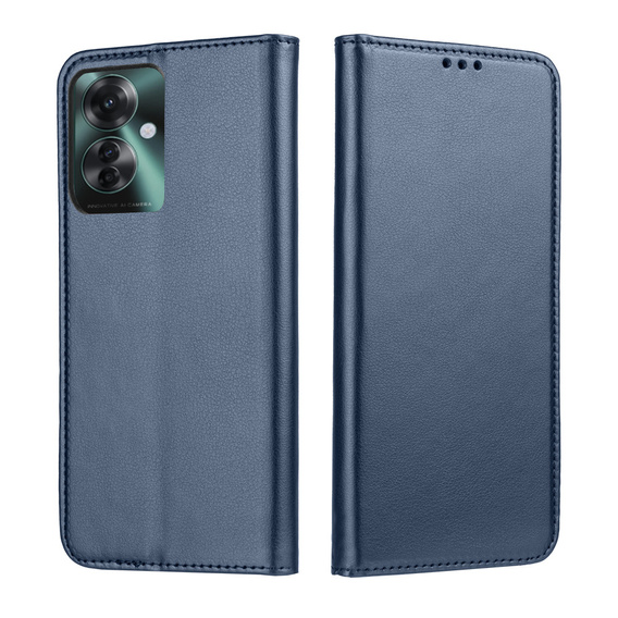 Θήκη για Oppo Reno 11F 5G, Smart Magnet, σκούρο μπλε + γυαλί 9H