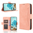 Θήκη με πτερύγιο για Motorola Edge 60 / 60 Fusion, Card Slot, ροζ