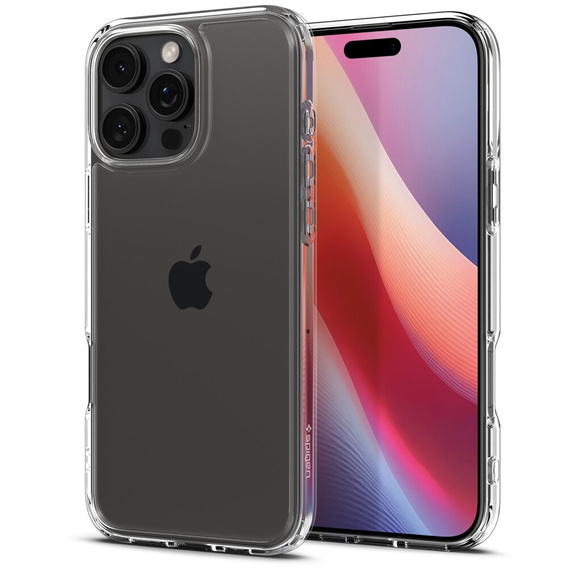 θήκη Spigen για iPhone 16 Pro, Ultra Hybrid, διαφανής + μετριασμένο γυαλί 9H