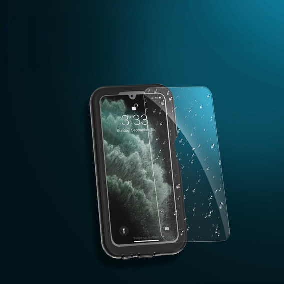 Αδιάβροχη θήκη IP68 για Samsung Galaxy A15 5G, Redpepper, μαύρη