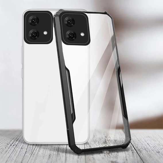 Θήκη για Motorola Moto G84, AntiDrop Hybrid, μαύρη