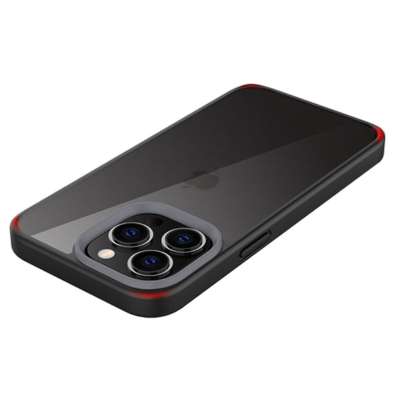 Θήκη για iPhone 13 Pro, ERBORD Hybrid Case, μαύρη