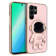 Θήκη για Samsung Galaxy S22 Ultra, Astronaut, ροζ rose gold