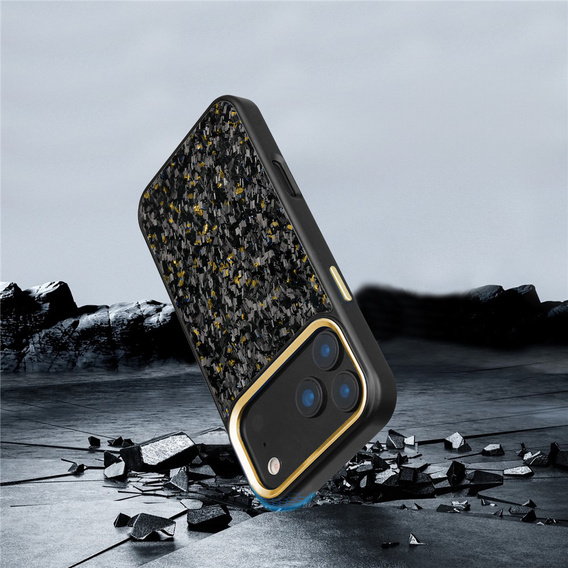 Μαγνητική θήκη από αραμιδική ίνα με μεταλλικό πλαίσιο για iPhone 17 Pro Max