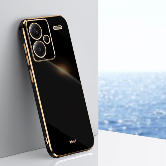 Θήκη για Xiaomi Redmi Note 13 Pro+, Glamour CamShield, μαύρη