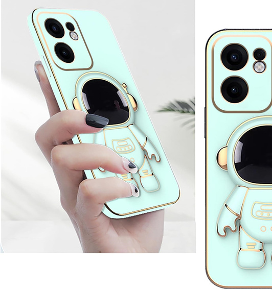 Θήκη για Oppo Reno 13F / Oppo Reno 13FS, Astronaut, πράσινη