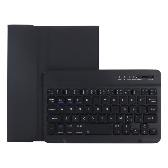 Θήκη με πληκτρολόγιο bluetooth για iPad mini 8.3" 2021 (6 gen.) / iPad mini 8.3" 2024 (7 gen.), μαύρη