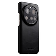 Θήκη MELKCO για Xiaomi 15 Ultra, δερμάτινη, μαύρη