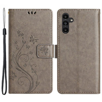 Θήκη με πτερύγιο για Samsung Galaxy A55 5G, Wallet, Butterfly, μωβ