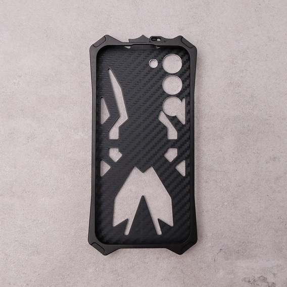 Θωρακισμένη θήκη για Samsung Galaxy S23, Aluminum Alloy, μαύρη