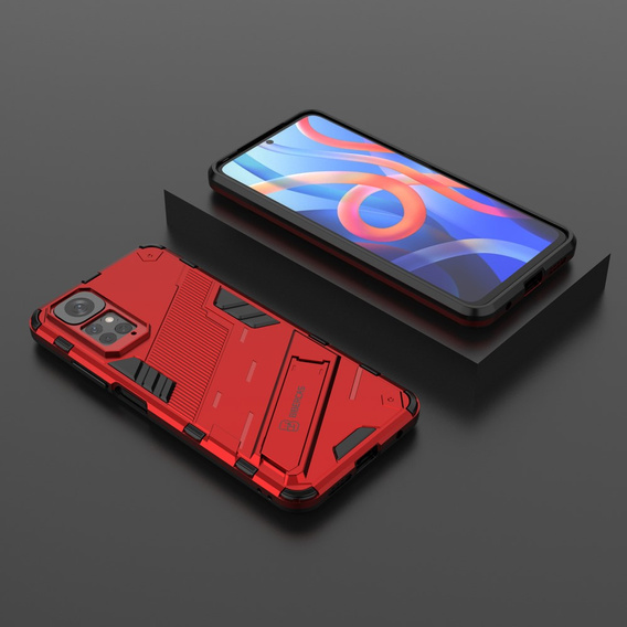 Θήκη για Xiaomi Redmi Note 11/11S, Military kickstand, μπλε