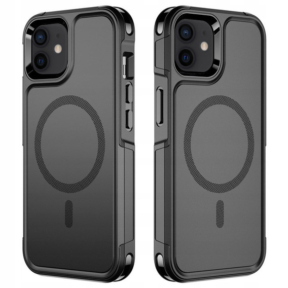 Θήκη για iPhone 12/12 Pro, MagForce MagSafe, μαύρη