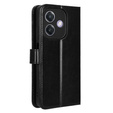 Θήκη με πτερύγιο για Oppo A40 / Oppo A40m, Crazy Horse Wallet, μαύρη