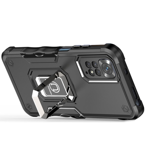 Θήκη για Xiaomi Redmi Note 11 / 11S, Dual-Layer Armor, μαύρη