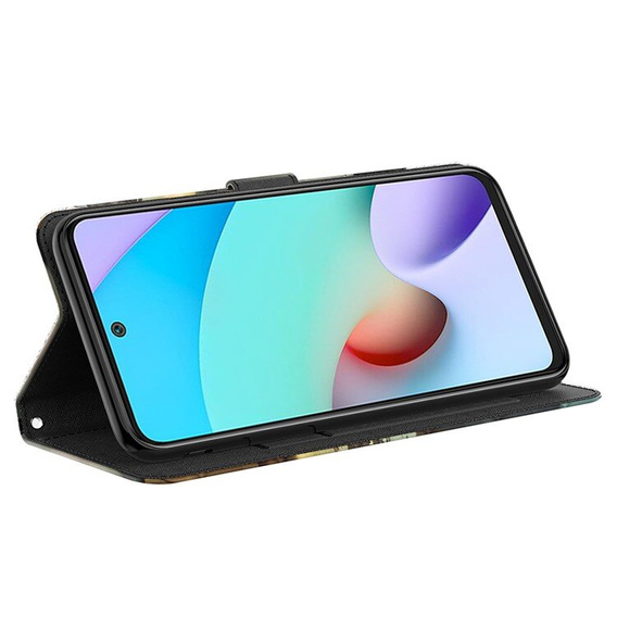 Θήκη με πτερύγιο για Xiaomi Redmi 13C / Poco C65, Wallet, Cat & Tiger