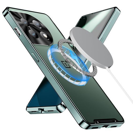 θήκη προστασίας κάμερας για το OnePlus 12 5G, CamShield MagSafe, διαφανής / πράσινη