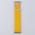 Λουράκι νάιλον για Apple Watch 1/2/3/4/5/6/7/8/SE/ULTRA 42/44/45/49mm, κίτρινη