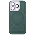 Θήκη για iPhone 15 Pro Max, ERBORD Armor Mag, πράσινη