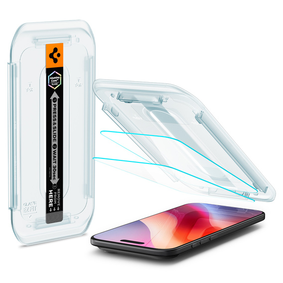 Σκληρό γυαλί Spigen Glas.TR EZ Fit για iPhone Air (2 τεμάχια)
