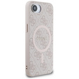 Θήκη Guess HC MagSafe PU 4G Ring Classic Logo για iPhone 16e